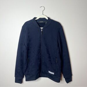 Scotch & Soda Blue Floral Bomber Jacket